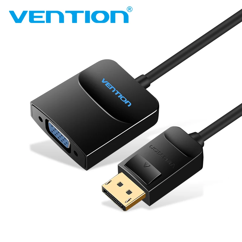 Vention Displayport to VGA Adapter DP to VGA Converter Displayport DP VGA Adapter Male to Female for Projector TV Monitor 1080P
Vention Displayport to VGA Adapter DP to VGA Converter Displayport DP VGA Adapter Male to Female for Projector TV Monitor 1080P