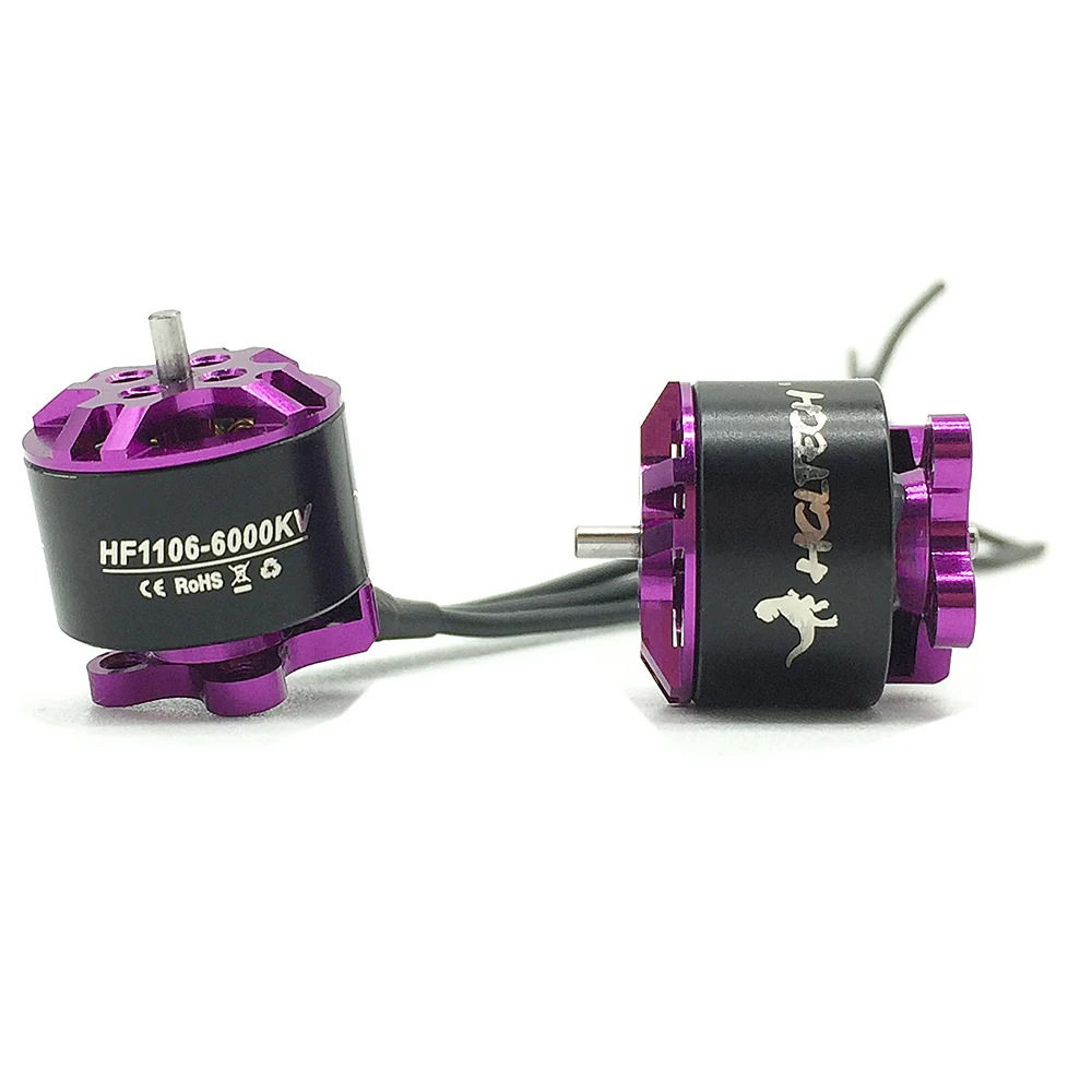 4 шт./лот 1106 6000KV RC бесщеточный двигатель для 80/90/100 FPV Racing DroneQuadcopter Мультикоптер