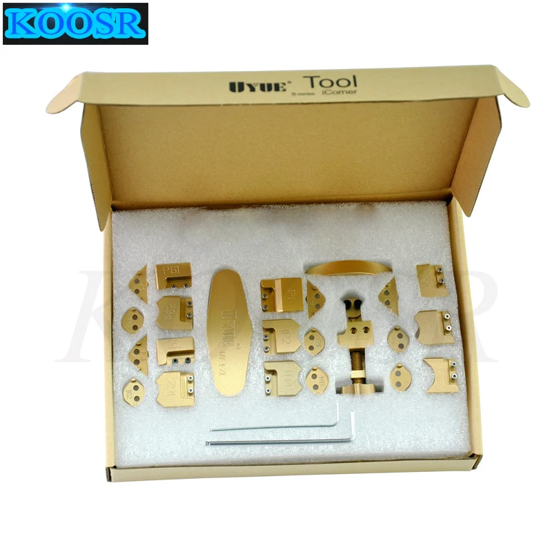 Hot Selling 26 in 1 Gtool GB1100 iCorner Kit for iPod iPad iPhone 5 5S 6 6Plus 6s Corner Sidewall Bend Fix frame Repair Tool Set
Hot Selling 26 in 1 Gtool GB1100 iCorner Kit for iPod iPad iPhone 5 5S 6 6Plus 6s Corner Sidewall Bend Fix frame Repair Tool Set