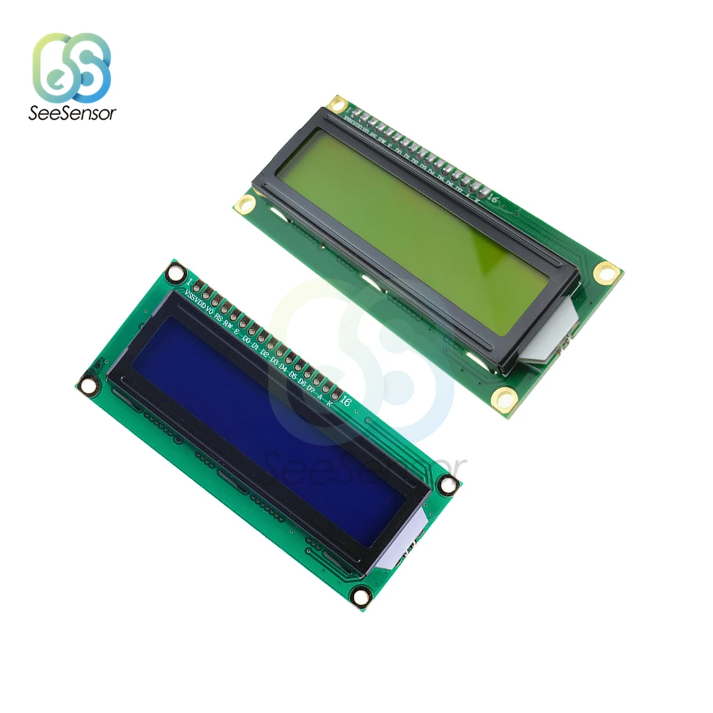 LCD1602 1602 Module Yellow Blue Screen 16x2 Character LCD Display Module 5V for arduino
LCD1602 1602 Module Yellow Blue Screen 16x2 Character LCD Display Module 5V for arduino