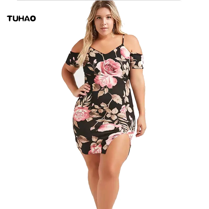 TUHAO Sexy Sheath female dress 2018 summer party bodycon plus size 4XL Print Floral Vintage Sleek Split Dresses for women WY30
TUHAO Sexy Sheath female dress 2018 summer party bodycon plus size 4XL Print Floral Vintage Sleek Split Dresses for women WY30