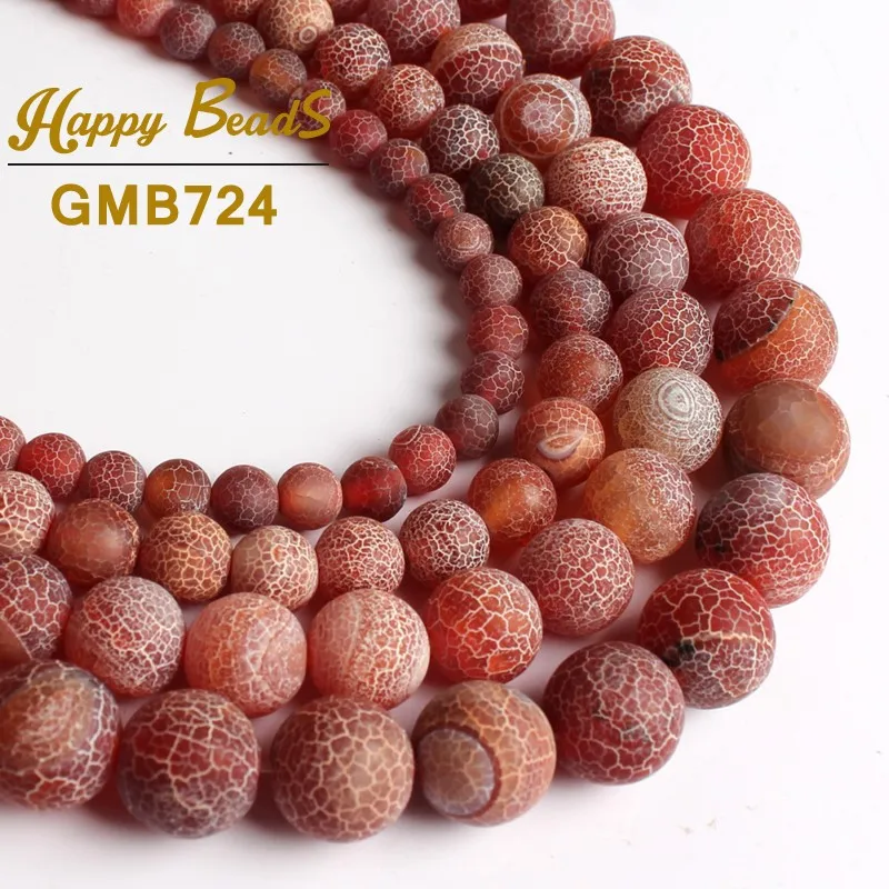 Natural Stone Red Frosted Spider Web Agates Round Loose Spacer Bead 15''Strand 6/8/10/12 mm For Jewelry Making DIY Bracelets
Natural Stone Red Frosted Spider Web Agates Round Loose Spacer Bead 15''Strand 6/8/10/12 mm For Jewelry Making DIY Bracelets