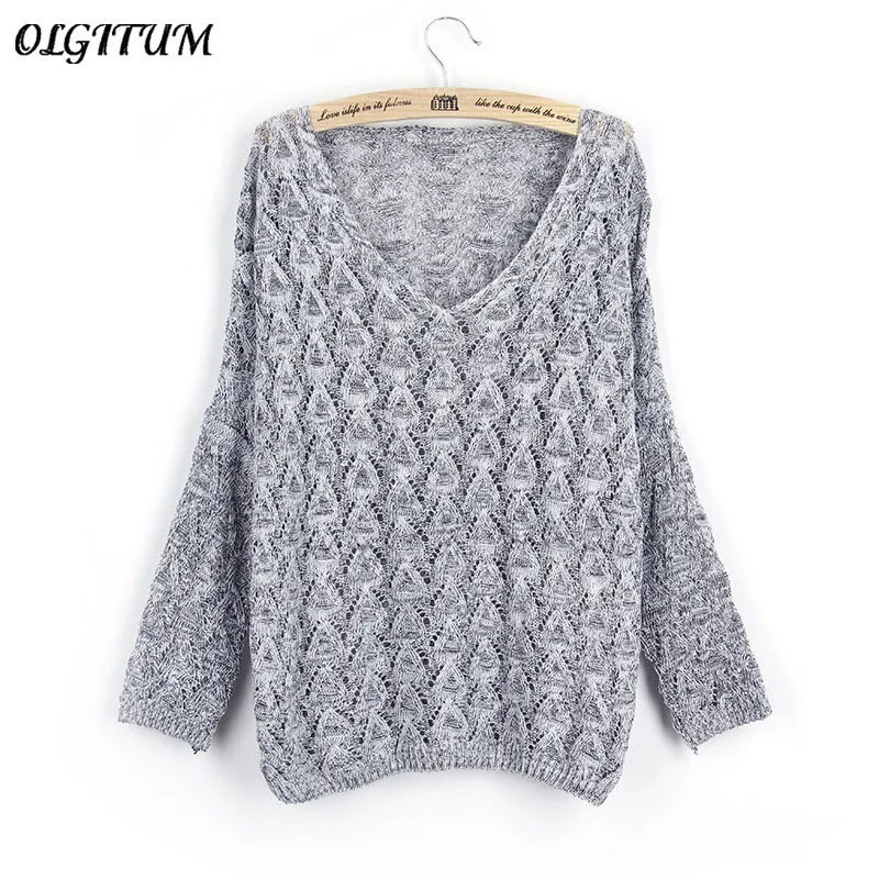 Hot sales women sweater loose knite V-neck sweater thin coat solid color Spring and Autumn women tops bat sleeve sweater outwear
Hot sales women sweater loose knite V-neck sweater thin coat solid color Spring and Autumn women tops bat sleeve sweater outwear
