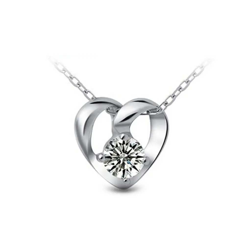 Sterling Silver Clavicle Necklace Heart Pendant Zircon Diamond Pendant Jewelry for Women 18K Gold Plated 18inches Box Chain 925
Sterling Silver Clavicle Necklace Heart Pendant Zircon Diamond Pendant Jewelry for Women 18K Gold Plated 18inches Box Chain 925
