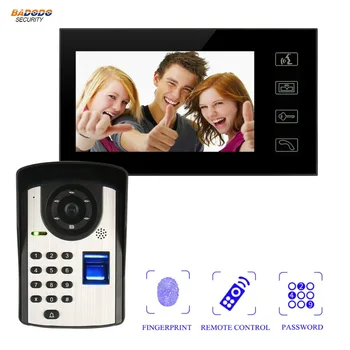7 inch Video Doorbell waterproof Visual Two-way talk Intercom Fingerprint password remote unlock Night Vision Video Door Phone
7 inch Video Doorbell waterproof Visual Two-way talk Intercom Fingerprint password remote unlock Night Vision Video Door Phone
