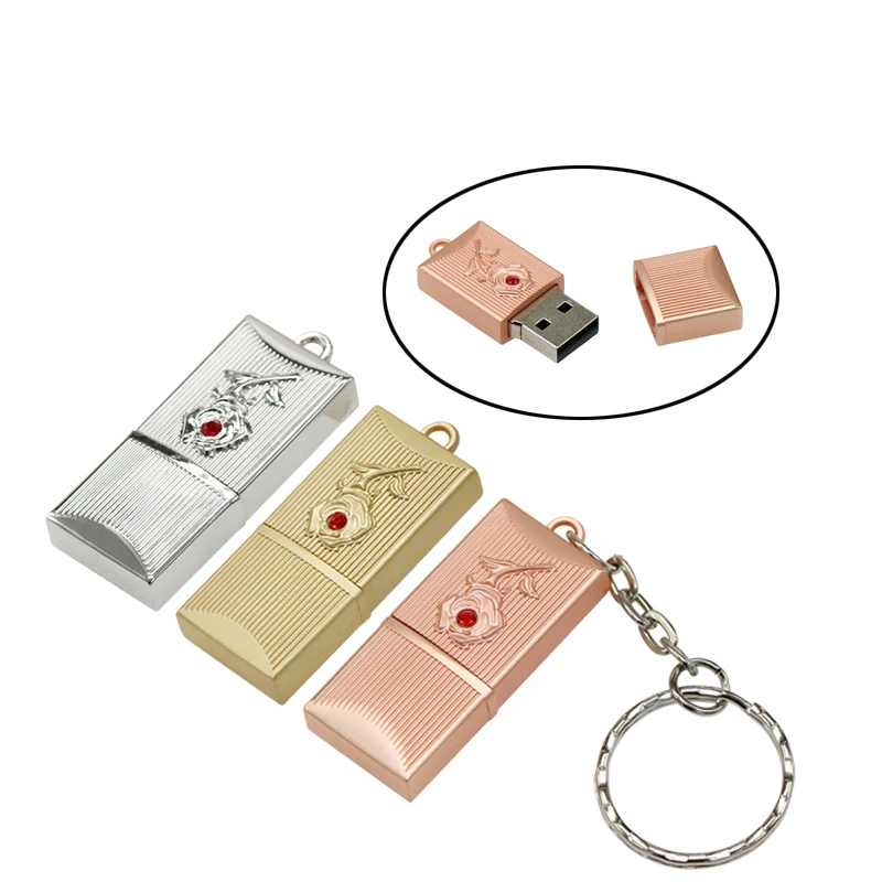 

New Flash Disk Ultra Mini USB flash drive USB 2.0 Memory Stick 16GB 32GB Pen Drive 64GB 128GB Flash Drive With Key Ring Pendrive