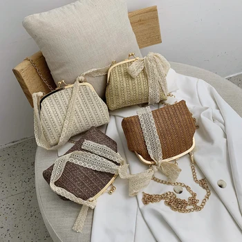 Women Straw Bags Holiday Beach Scarves Messenger Shoulder Bag Designer New Fashion small fresh shell bag
Women Straw Bags Holiday Beach Scarves Messenger Shoulder Bag Designer New Fashion small fresh shell bag