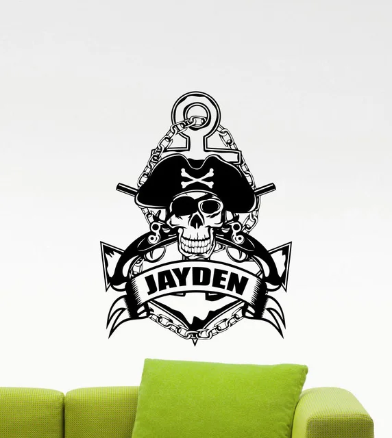 New arrival Personalized Pirate Anchor Wall Vinyl Decal Sea Nautical Custom Name Wall Stickers For Boys Room Nursery Wall Art
New arrival Personalized Pirate Anchor Wall Vinyl Decal Sea Nautical Custom Name Wall Stickers For Boys Room Nursery Wall Art