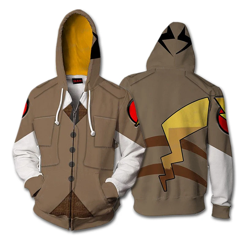2019 Movie Pokemon Detective Pikachu Cosplay Zipper Hooded 3D Printed Jacket Sweatshirt Streatwear Long Sleeve Winter Coat S-5X
2019 Movie Pokemon Detective Pikachu Cosplay Zipper Hooded 3D Printed Jacket Sweatshirt Streatwear Long Sleeve Winter Coat S-5X