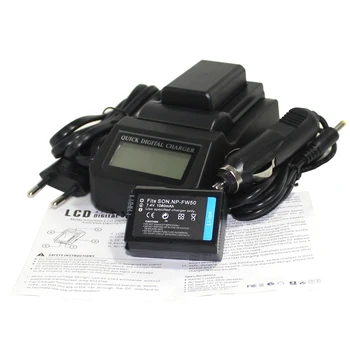 2Pcs NP-FW50 NP FW50 Battery + LCD Fast Charger For Sony NEX-7 NEX-5N NEX-F3 NEX-3D NEX-3DW NEX-3K NEX-5C NEX-5DB Alpha 7R II
2Pcs NP-FW50 NP FW50 Battery + LCD Fast Charger For Sony NEX-7 NEX-5N NEX-F3 NEX-3D NEX-3DW NEX-3K NEX-5C NEX-5DB Alpha 7R II