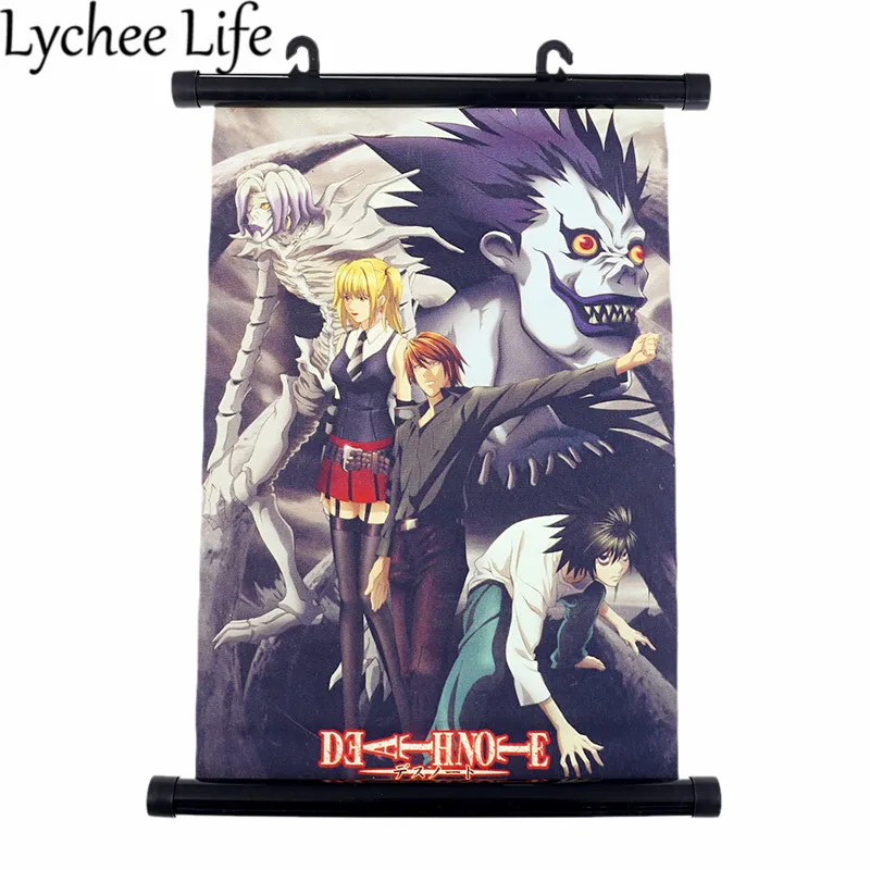 Death Note Animation Flat Scroll Poster Japan Style Cartoon Figure Scroll Painting Gift Modern Home Wall Decor
Death Note Animation Flat Scroll Poster Japan Style Cartoon Figure Scroll Painting Gift Modern Home Wall Decor