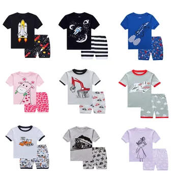 LLUCKYGOOBO Summer kids Pajamas Set Children Short Sleeve cotton sleepwear Boys Cartoon pyjamas girls home clothing nightwear
LLUCKYGOOBO Summer kids Pajamas Set Children Short Sleeve cotton sleepwear Boys Cartoon pyjamas girls home clothing nightwear