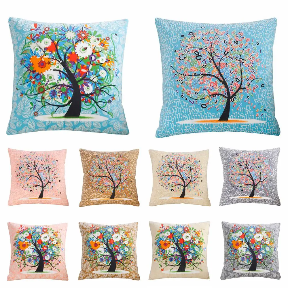 Colorful Tree Pattern Polyester Cotton Cushion Covers Modern Style Home Decorative Art Square Throw Pillow Case 45x45cm
Colorful Tree Pattern Polyester Cotton Cushion Covers Modern Style Home Decorative Art Square Throw Pillow Case 45x45cm