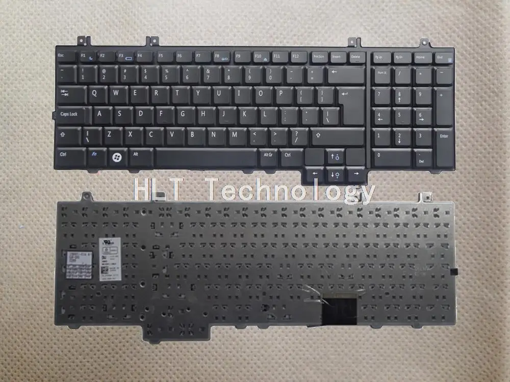 Оригинальная и новая черная клавиатура UI для DELL Studio 1735 1736 1737 PP31L TR334 хорошая