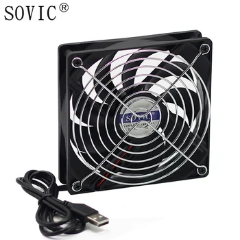 5V Brushless USB 12cm Mute Silent Fan Computer/PC Case Cooler Wireless router Cooling TV box Fan with Protective net
5V Brushless USB 12cm Mute Silent Fan Computer/PC Case Cooler Wireless router Cooling TV box Fan with Protective net