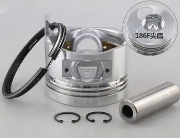 Free Shipping 186F Piston Air Cooled diesel engine piston pin piston ring a snap ring suit for Chinese brand
Free Shipping 186F Piston Air Cooled diesel engine piston pin piston ring a snap ring suit for Chinese brand
