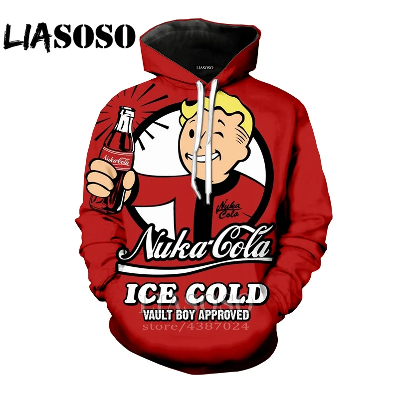 LIASOSO Funny game 3D Print Women Men Hat coat Fallout 4 Hooded Hoodies Sweatshirts Casual Harajuku top Tracksuit PulloverD453
LIASOSO Funny game 3D Print Women Men Hat coat Fallout 4 Hooded Hoodies Sweatshirts Casual Harajuku top Tracksuit PulloverD453