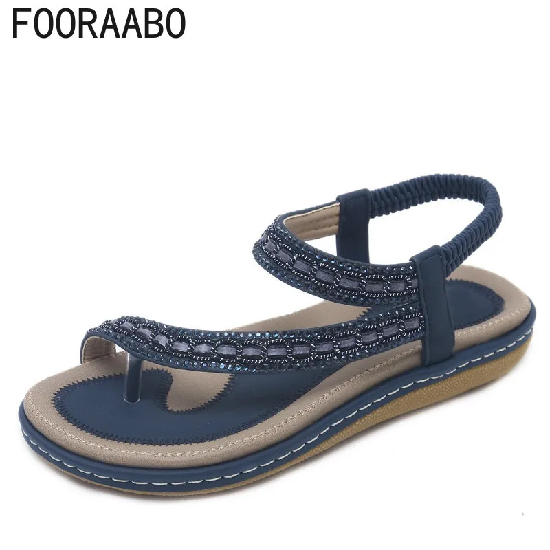 Summer Women Flat Sandals Shoes Woman Bohemia Flip Flop Crystal 2019 Casual Beach Sandals 35-42 Female Gladiator Sandals
Summer Women Flat Sandals Shoes Woman Bohemia Flip Flop Crystal 2019 Casual Beach Sandals 35-42 Female Gladiator Sandals