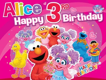 custom Abby Sesame Street happy birthday baby child photo background photography backdrops quality vinyl
custom Abby Sesame Street happy birthday baby child photo background photography backdrops quality vinyl