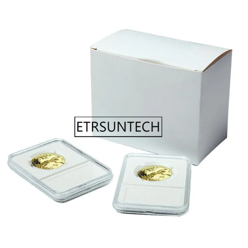 400pcs Professional Coin Display Slab Coin Holder Collecting Storage Box 40mm Coin Capsules Collection Box
400pcs Professional Coin Display Slab Coin Holder Collecting Storage Box 40mm Coin Capsules Collection Box