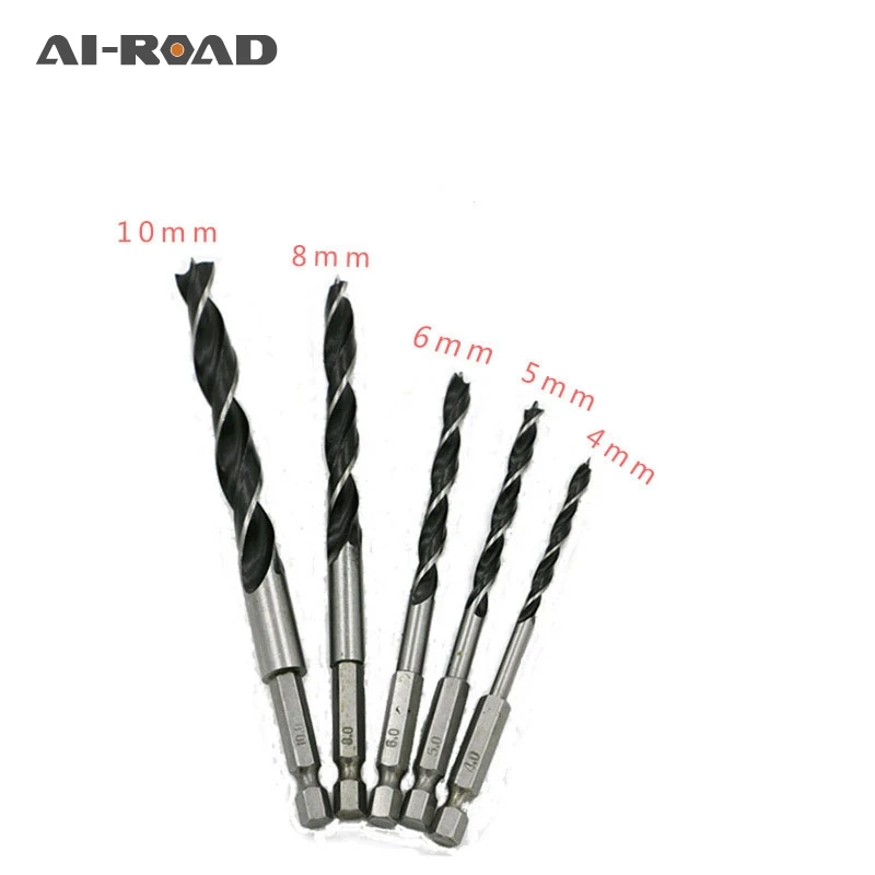 5PCS Drill Bit Change Metal Tools 1/4 Hex Shank Wood HCS Rustproof Woodworking Drill Hexagonal Shank 4mm 5mm 6mm 8mm 10mm
5PCS Drill Bit Change Metal Tools 1/4 Hex Shank Wood HCS Rustproof Woodworking Drill Hexagonal Shank 4mm 5mm 6mm 8mm 10mm