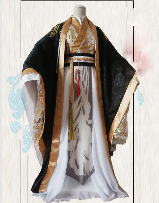 Xie Lian Song Lan Cos Black Male Cosplay Hanfu for Anime The Founder of Diabolism Ancient Chinese Male Costume Hanfu
Xie Lian Song Lan Cos Black Male Cosplay Hanfu for Anime The Founder of Diabolism Ancient Chinese Male Costume Hanfu