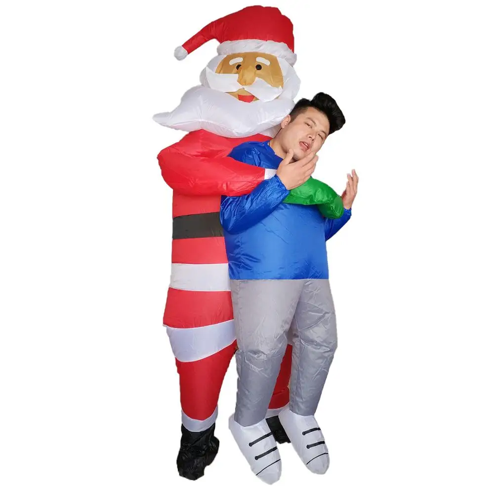 Inflatable Santa Claus Costume for Adults Party Christmas Halloween Cosplay Outfit Pick Me Up Blow Up Suit Carnival Birthday
Inflatable Santa Claus Costume for Adults Party Christmas Halloween Cosplay Outfit Pick Me Up Blow Up Suit Carnival Birthday