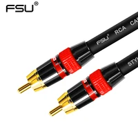 Coaxial RCA to RCA audio video cable male to male for Home Theater DVD Projector TV Speaker Amplifier 0.5M 1M 2M 3M 5M image