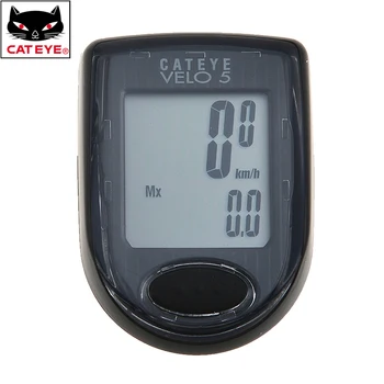 CATEYE Bicycle Cycling Wired Stopwatch LCD Computer Odometer VELO5 CC-VL510 Speedometer Waterproof With 5 Functions Black
CATEYE Bicycle Cycling Wired Stopwatch LCD Computer Odometer VELO5 CC-VL510 Speedometer Waterproof With 5 Functions Black