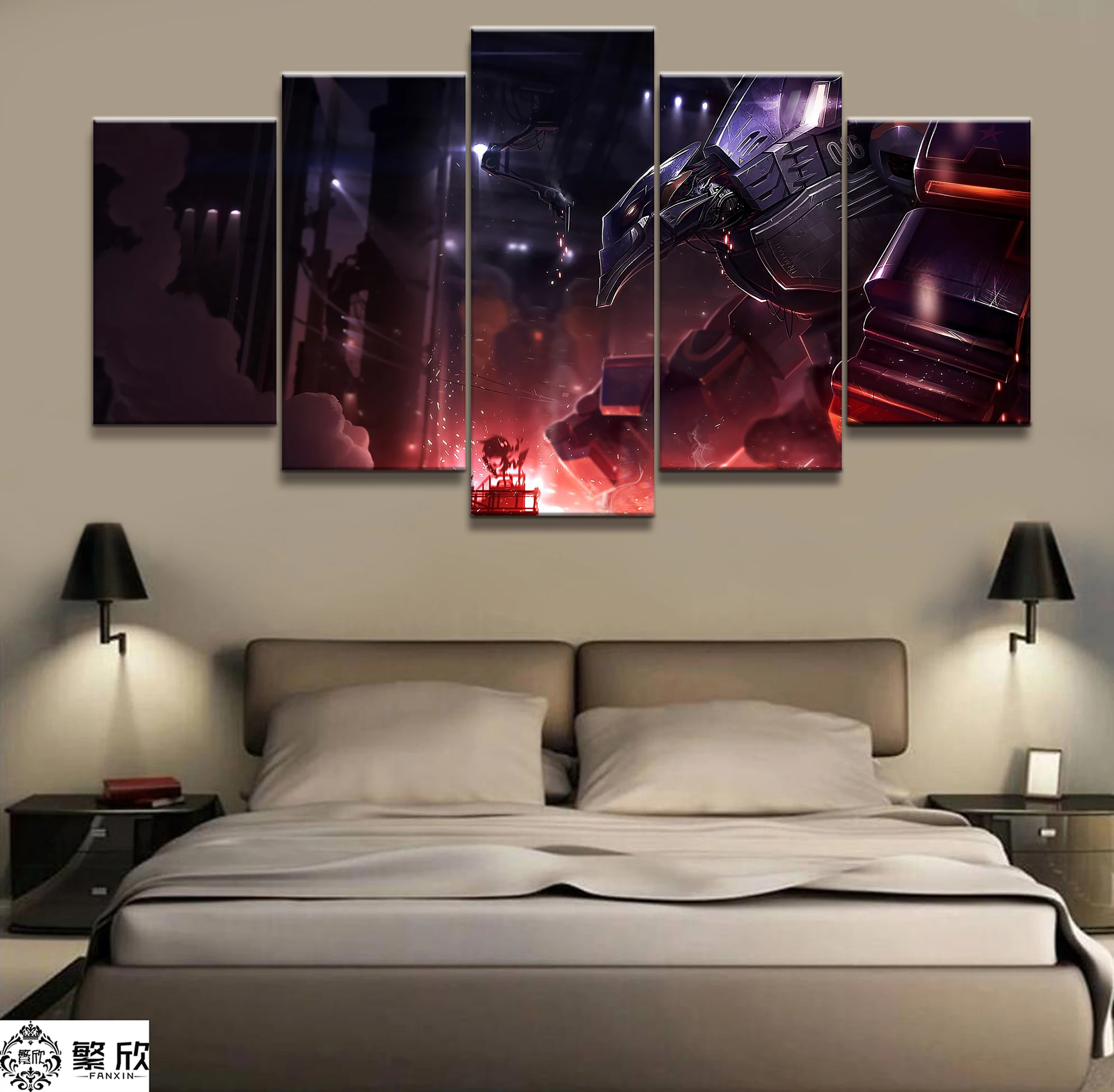 5 Panel LOL League of Legends Malphite Game Canvas Printed Painting For Living Room Wall Art Decor HD Picture Artworks Poster
5 Panel LOL League of Legends Malphite Game Canvas Printed Painting For Living Room Wall Art Decor HD Picture Artworks Poster