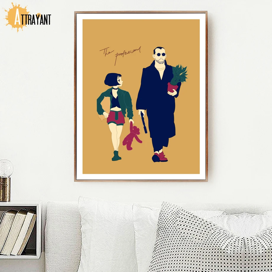 Leon and Mathilda Killer Movie Poster Wall Art Canvas Painting Nordic Posters And Prints Wall Pictures For Living Room Decor
Leon and Mathilda Killer Movie Poster Wall Art Canvas Painting Nordic Posters And Prints Wall Pictures For Living Room Decor
