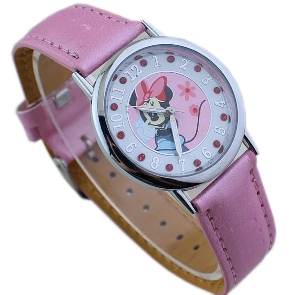 Fashion cartoon hot children Q edition Mickey Minnie diamond PINK BELT quartz watch
Fashion cartoon hot children Q edition Mickey Minnie diamond PINK BELT quartz watch