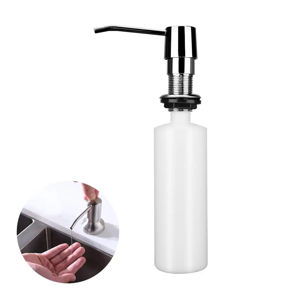 Liquid Soap Dispenser Pump Head Kitchen Sink Stainless Steel Liquid Dish Built in Hand Lotion Shampoo Deck Mount Dispenser
Liquid Soap Dispenser Pump Head Kitchen Sink Stainless Steel Liquid Dish Built in Hand Lotion Shampoo Deck Mount Dispenser