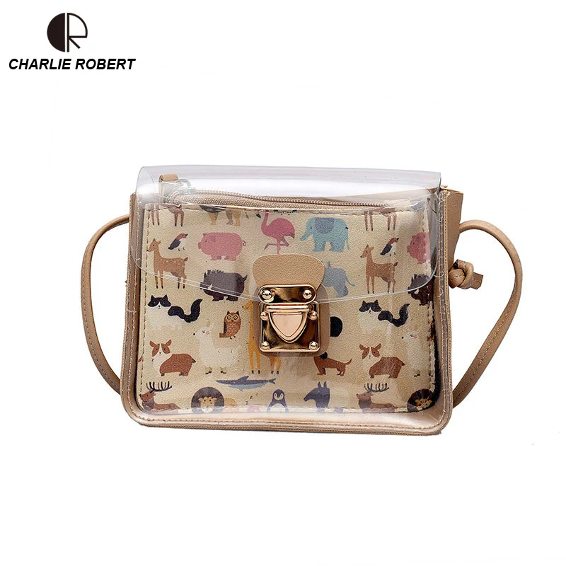 2019 New Spring Style Women Lady Shoulder Bags 5 Style PVC Transparent Casual Cartoon Appliques Hasp Composite Bags
2019 New Spring Style Women Lady Shoulder Bags 5 Style PVC Transparent Casual Cartoon Appliques Hasp Composite Bags