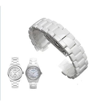 New arrival 18mm Ceramic watch strap for Emporio Armani watch band AR1425 AR1426 Watchbands Wrist band Bracelet for Armani band
New arrival 18mm Ceramic watch strap for Emporio Armani watch band AR1425 AR1426 Watchbands Wrist band Bracelet for Armani band