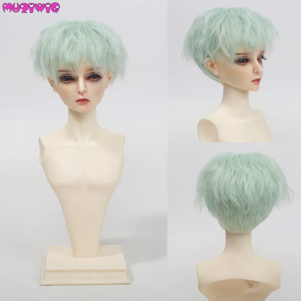 Heat Resistant Wire Short Green Afro Curly Wigs Hair for 1/3 1/4 BJD SD Dolls New Arrival MUZIWIG
Heat Resistant Wire Short Green Afro Curly Wigs Hair for 1/3 1/4 BJD SD Dolls New Arrival MUZIWIG