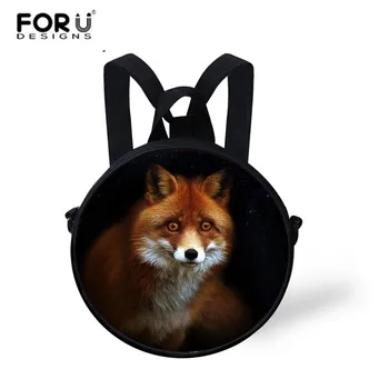 FORUDESIGNS Kindergarten Baby Mini Handbags Cute 3D Animal Fox Round School Bags for Kids Girls Boys Casual Small Shoulder Bags
FORUDESIGNS Kindergarten Baby Mini Handbags Cute 3D Animal Fox Round School Bags for Kids Girls Boys Casual Small Shoulder Bags