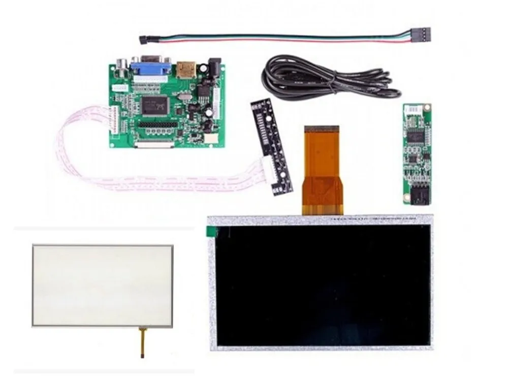 7 дюймов tft Сенсорный экран ЖК-дисплей Мониторы для + Driver совета HDMI VGA 2AV |