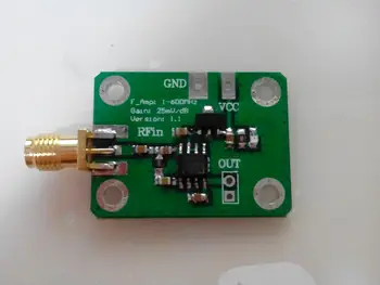 Radio frequency power meter, logarithmic detector, power detection (1-600MHz) 
Radio frequency power meter, logarithmic detector, power detection (1-600MHz)