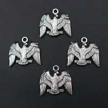 WKOUD 10pcs Silver Color Eagle Badge Charm Alloy Pendant Vintage Necklace Bracelet DIY Metal Jewelry Findings A328
WKOUD 10pcs Silver Color Eagle Badge Charm Alloy Pendant Vintage Necklace Bracelet DIY Metal Jewelry Findings A328