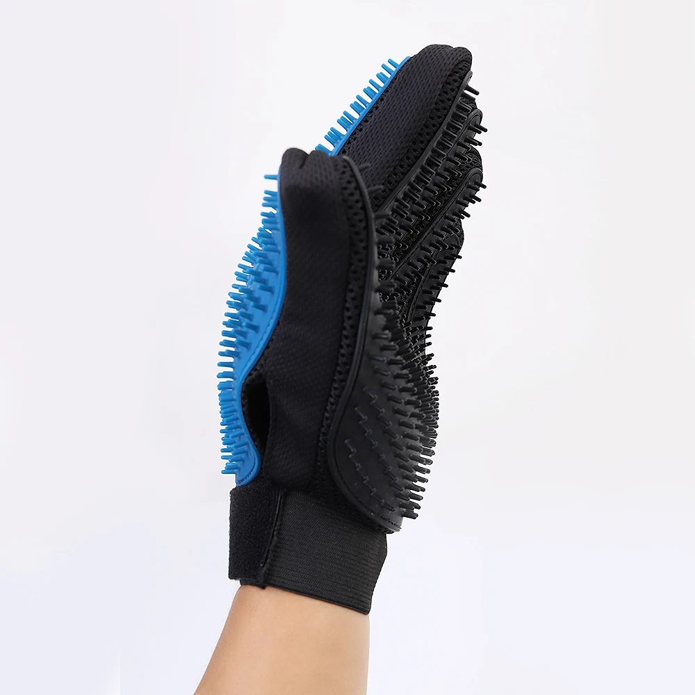 Two-sided Pet Grooming Glove Cat Hair Removal Mitts De-Shedding Brush Combs For Cat Dog Horse Silicone Cleaning Massage Brush
Two-sided Pet Grooming Glove Cat Hair Removal Mitts De-Shedding Brush Combs For Cat Dog Horse Silicone Cleaning Massage Brush