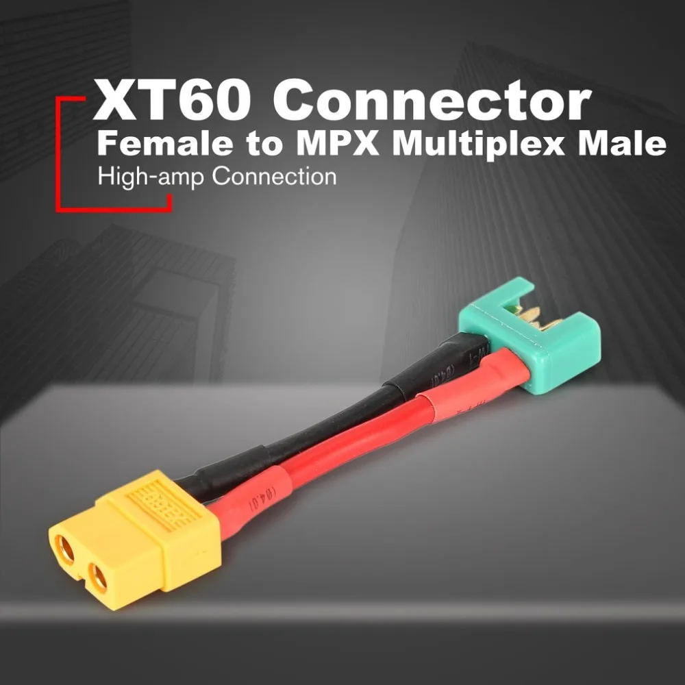 XT60 Female to MPX Multiplex Female Connector Plug Wire Adapter Cable Converter Remote Control for RC Lipo Battery Accessories
XT60 Female to MPX Multiplex Female Connector Plug Wire Adapter Cable Converter Remote Control for RC Lipo Battery Accessories