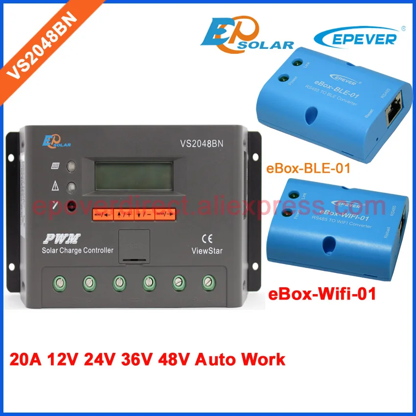 20A PWM controller 48V battery solar system panels work VS2048BN wifi and BLE BOX APP use PWM new series 20amp 36V EPEVER
20A PWM controller 48V battery solar system panels work VS2048BN wifi and BLE BOX APP use PWM new series 20amp 36V EPEVER