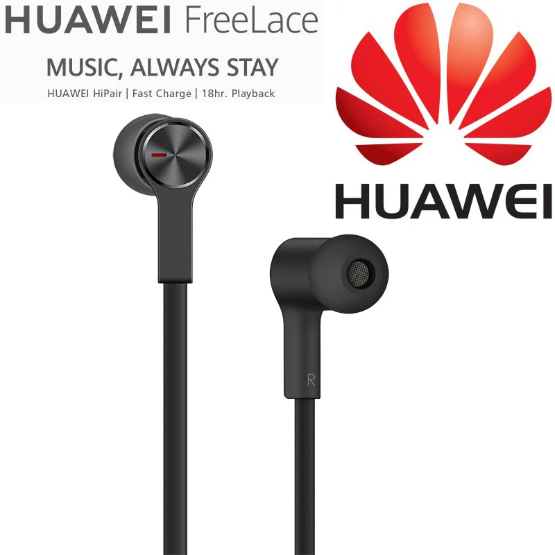 HUAWEI FreeLace Wireless Bluetooth Earphone Memory Cable + Metal Cavity + Liquid Silicon USB Type-C plug HiPair 18 Hr Playback
HUAWEI FreeLace Wireless Bluetooth Earphone Memory Cable + Metal Cavity + Liquid Silicon USB Type-C plug HiPair 18 Hr Playback