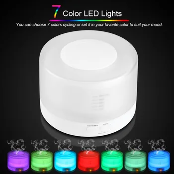 Remote Control Ultrasonic Air Aroma Humidifier 500ml Mist Maker Aroma Lamp Essential Oil Diffuser 7 Color LED Light
Remote Control Ultrasonic Air Aroma Humidifier 500ml Mist Maker Aroma Lamp Essential Oil Diffuser 7 Color LED Light