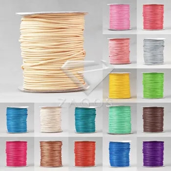 1 Roll 40m 3mm 39 Color Environmental Korean non-Waxed Polyester Necklace Bracelet Cord Thread Jewelry Craft Accessories TC0115
1 Roll 40m 3mm 39 Color Environmental Korean non-Waxed Polyester Necklace Bracelet Cord Thread Jewelry Craft Accessories TC0115