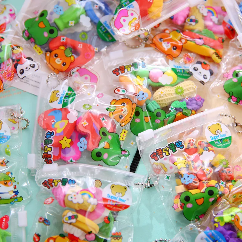 1 Pack Cute Animal Fruit Cuisine Shape Rubber Eraser Student Learning Stationery For Child Creative Gift
1 Pack Cute Animal Fruit Cuisine Shape Rubber Eraser Student Learning Stationery For Child Creative Gift