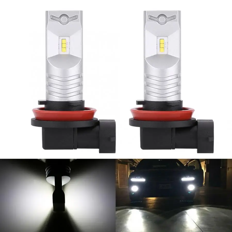 2Pcs 12V/24V Car Auto H8/H9/H11 6SMD LED DRL Fog Light Lamp 80W 6500K Bulbs Auto Accessories
2Pcs 12V/24V Car Auto H8/H9/H11 6SMD LED DRL Fog Light Lamp 80W 6500K Bulbs Auto Accessories