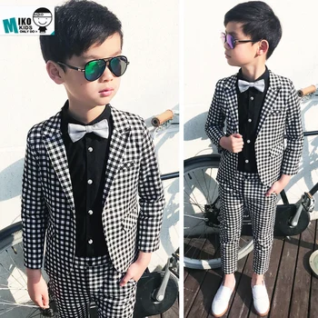 2018 New Child Suits British Style Kids Dress Leisure For Party 2-10Years Wedding Flower Boy Dress Plaid Fashion Slim Suits
2018 New Child Suits British Style Kids Dress Leisure For Party 2-10Years Wedding Flower Boy Dress Plaid Fashion Slim Suits