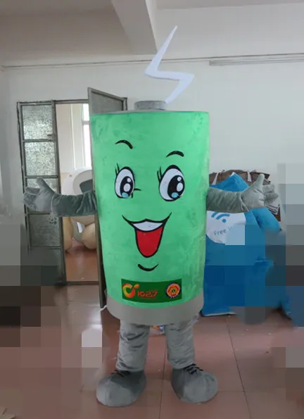 Hot sale 2018 Character Adult lovely green battery Mascot Costume fancy dress Halloween party costume
Hot sale 2018 Character Adult lovely green battery Mascot Costume fancy dress Halloween party costume